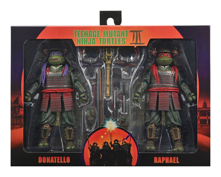Teenage Mutant Ninja Turtles III Action Figure 2-Pack Donatello & Raphael 18 cm