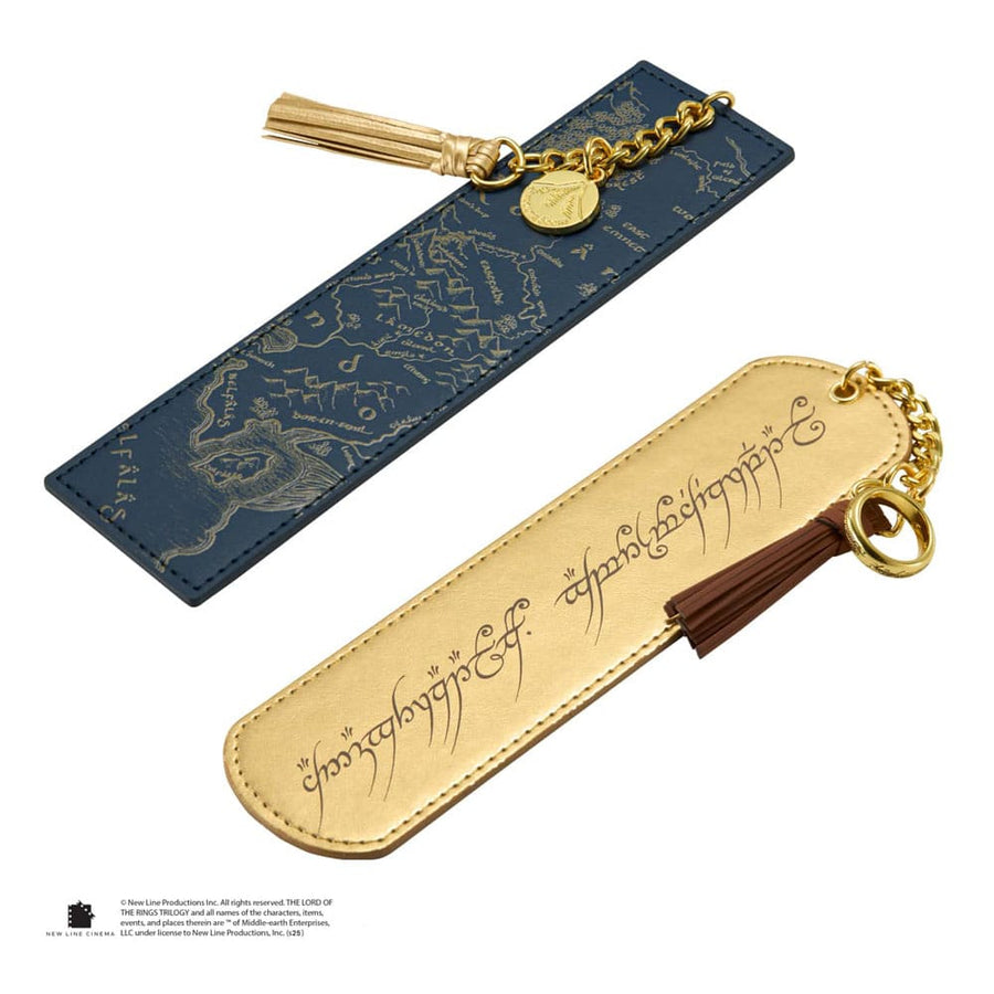 The Lord of the Rings Bookmarks 2-Pack Middle Earth and Elven script