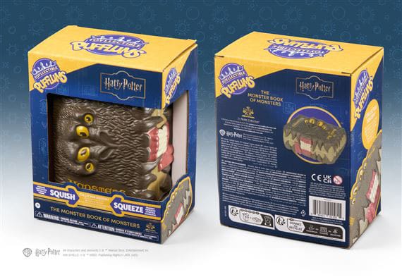 Harry Potter Squishy Pufflums The Monster Book of Monsters 15 cm