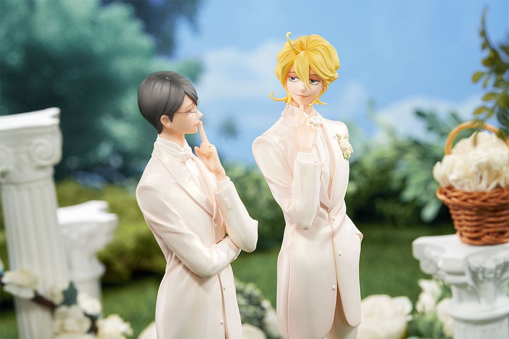 Doukyusei PVC Statues 2-Pack 1/7 Hikaru Kusakabe & Licht Sajo: Wedding Ver. 24 cm