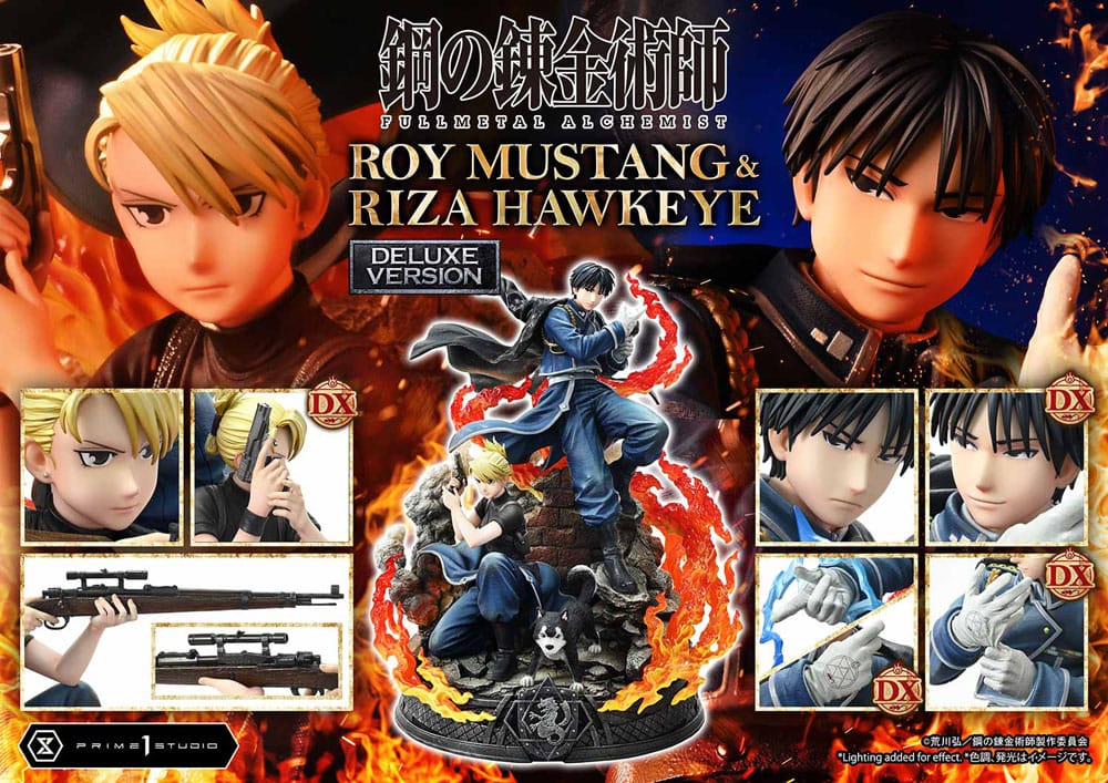 Roy Mustang & Riza Hawkeye (Fullmetal Alchemist) Concept Masterline Deluxe Bonus Version