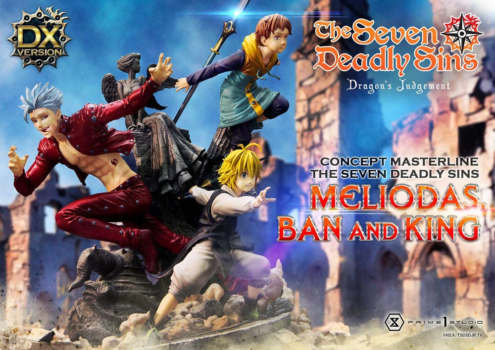 Meliodas, Ban and King (Seven Deadly Sins) Concept Masterline Series Deluxe Version