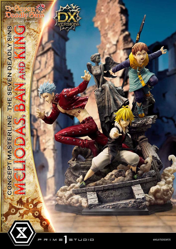 Meliodas, Ban and King (Seven Deadly Sins) Concept Masterline Series Deluxe Version