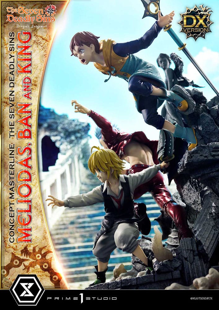 Meliodas, Ban and King (Seven Deadly Sins) Concept Masterline Series Deluxe Version