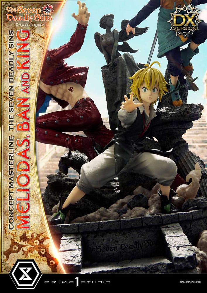Meliodas, Ban and King (Seven Deadly Sins) Concept Masterline Series Deluxe Version