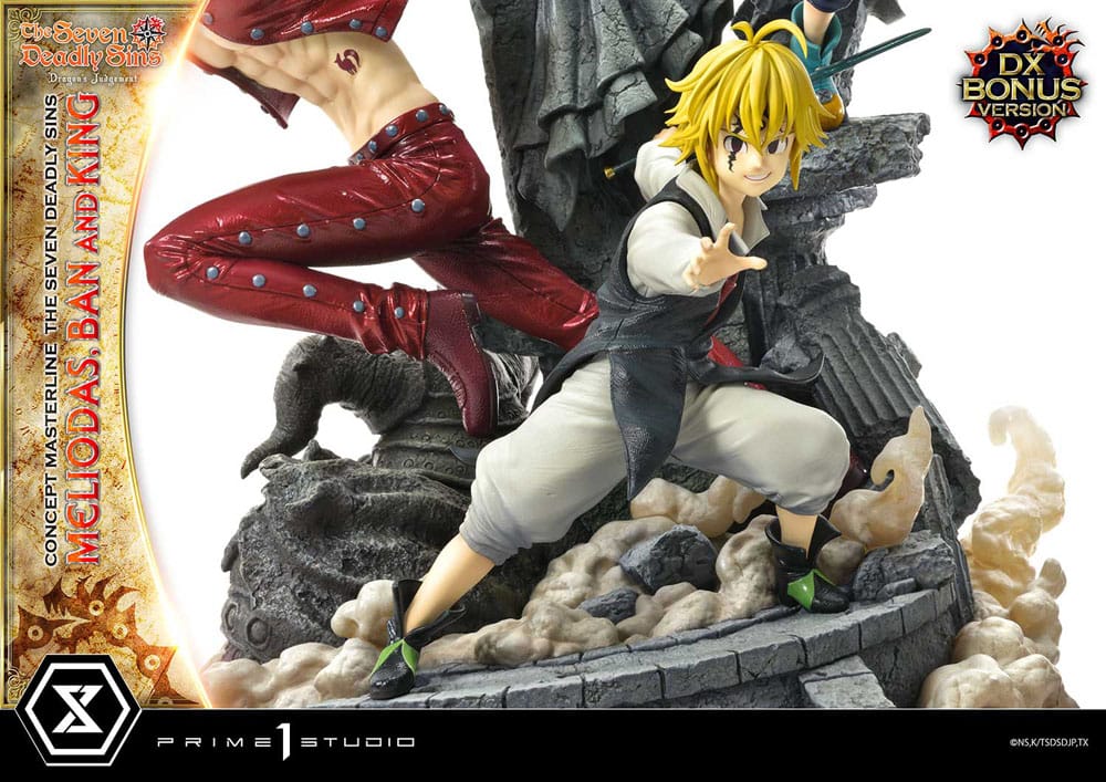 Meliodas, Ban and King (Seven Deadly Sins) Concept Masterline Series Deluxe Bonus Version