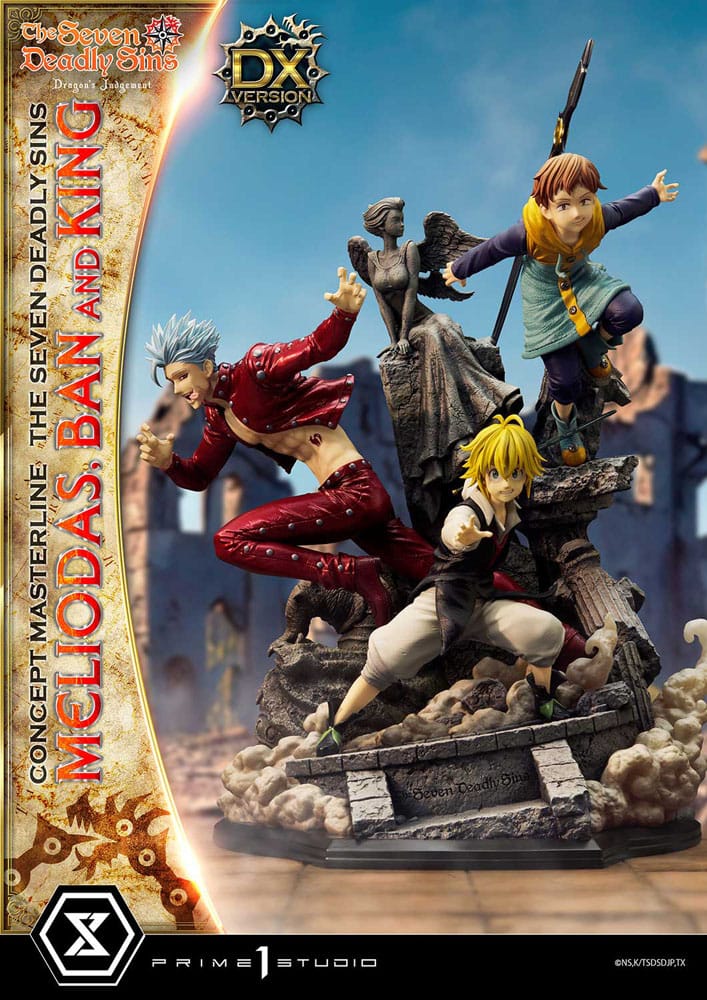Meliodas, Ban and King (Seven Deadly Sins) Concept Masterline Series Deluxe Bonus Version
