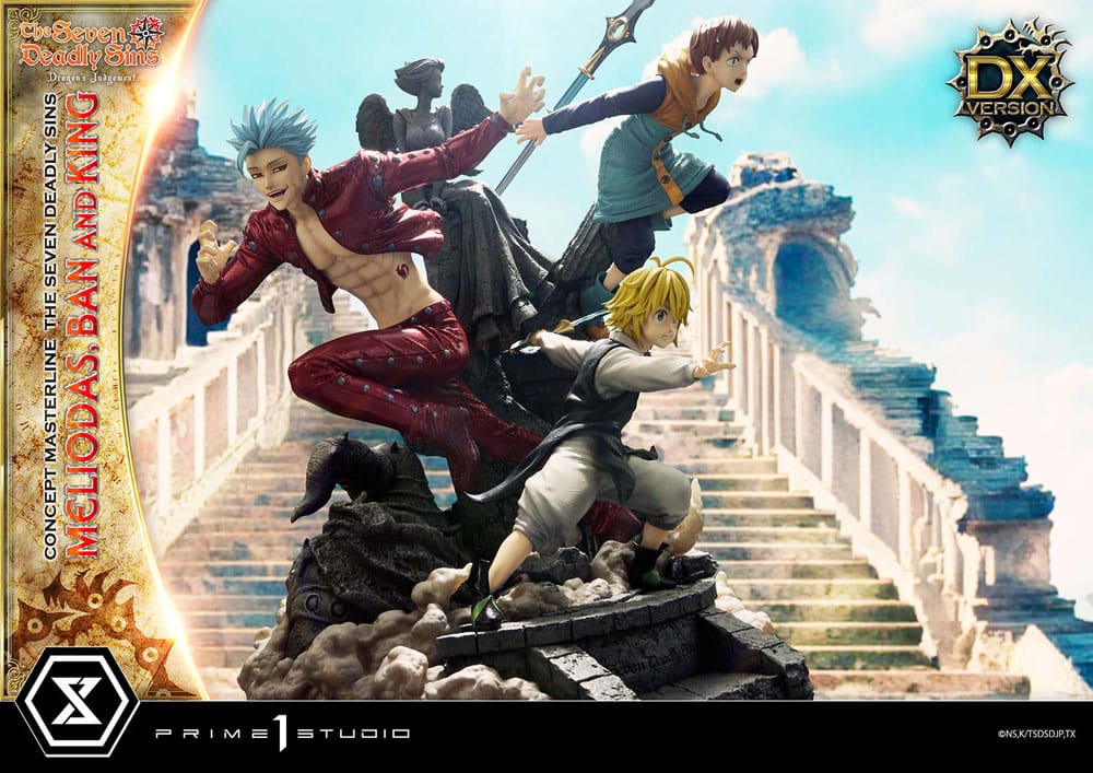 Meliodas, Ban and King (Seven Deadly Sins) Concept Masterline Series Deluxe Bonus Version