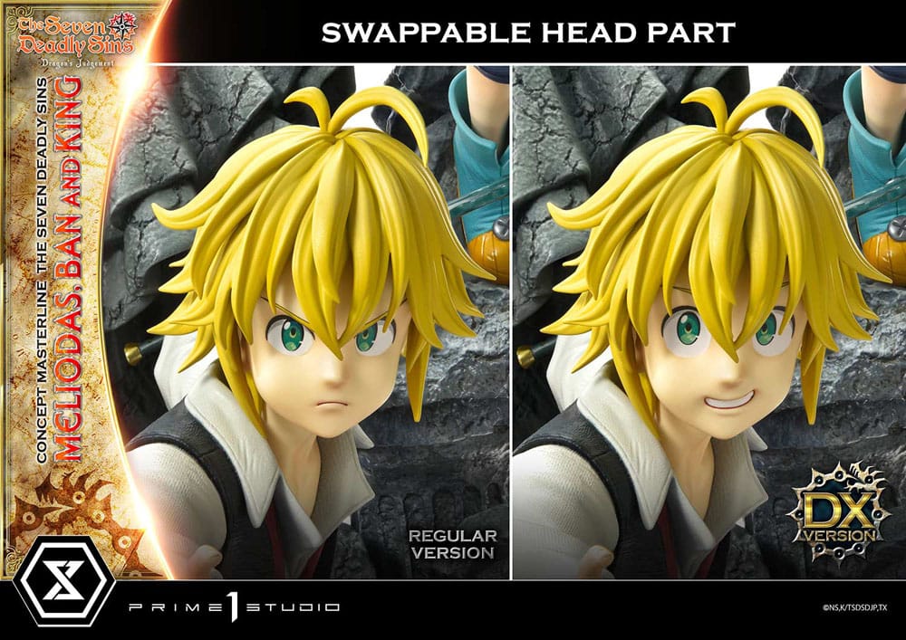 Meliodas, Ban and King (Seven Deadly Sins) Concept Masterline Series Deluxe Bonus Version