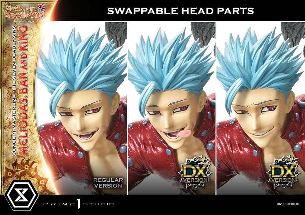 Meliodas, Ban and King (Seven Deadly Sins) Concept Masterline Series Deluxe Bonus Version