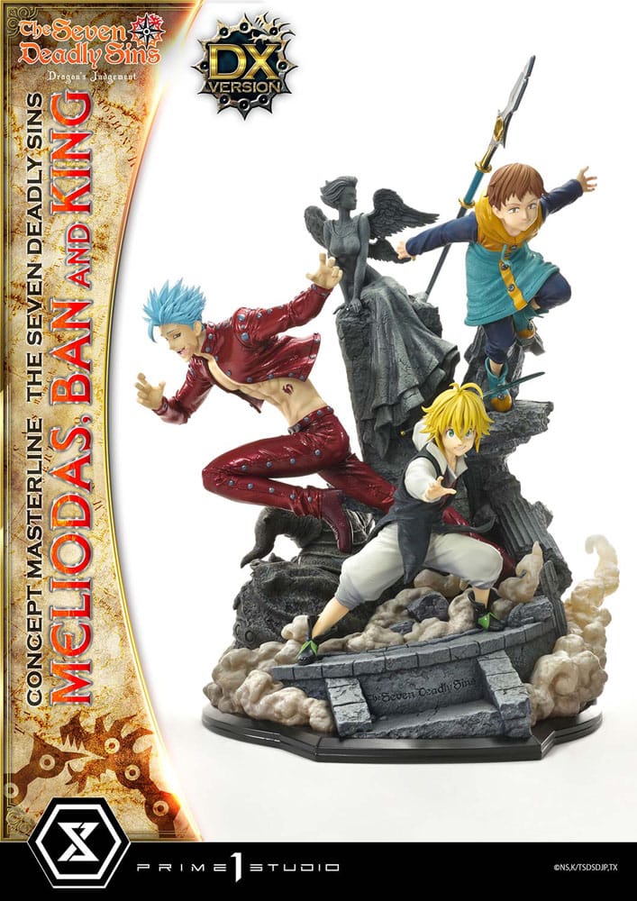 Meliodas, Ban and King (Seven Deadly Sins) Concept Masterline Series Deluxe Bonus Version