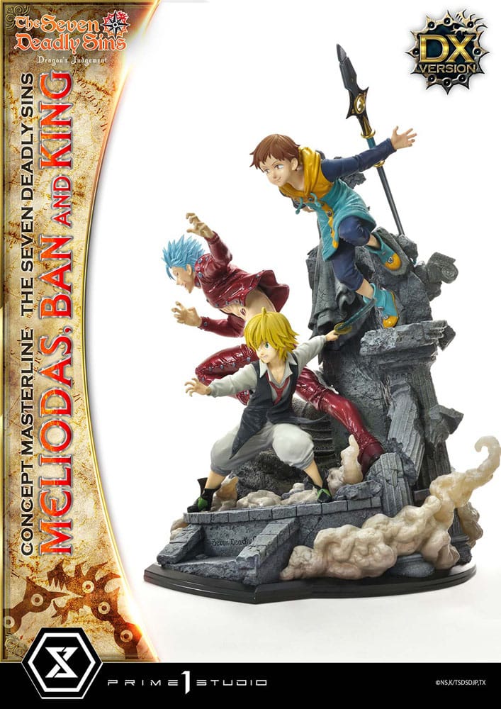 Meliodas, Ban and King (Seven Deadly Sins) Concept Masterline Series Deluxe Bonus Version