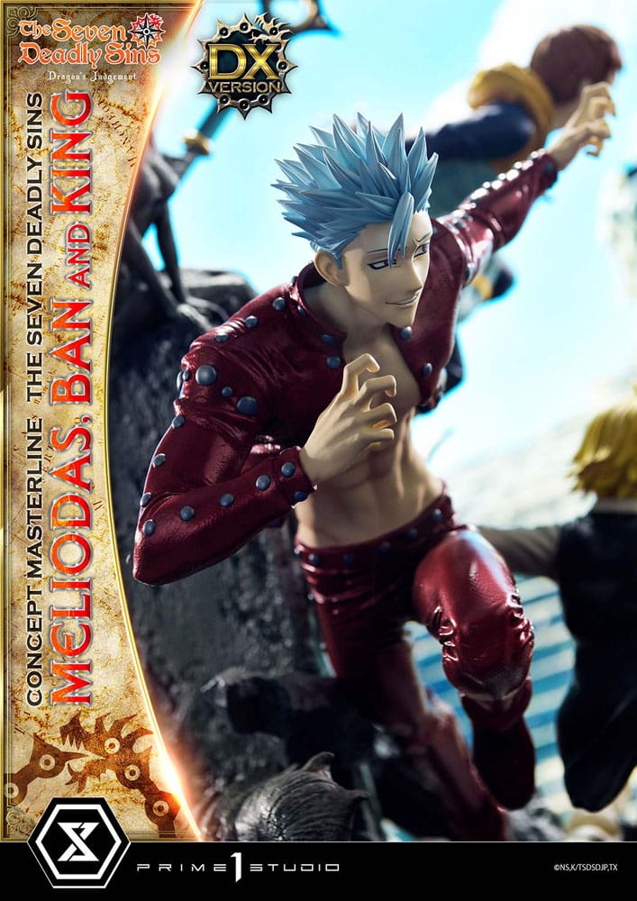 Meliodas, Ban and King (Seven Deadly Sins) Concept Masterline Series Deluxe Bonus Version