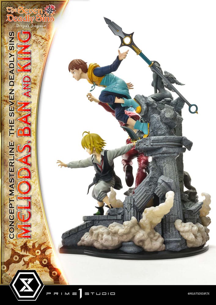 Meliodas, Ban and King (Seven Deadly Sins) Concept Masterline Series Deluxe Bonus Version