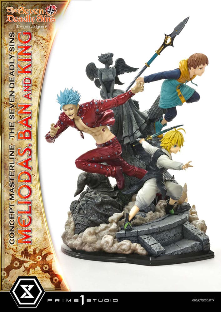 Meliodas, Ban and King (Seven Deadly Sins) Concept Masterline Series Deluxe Bonus Version