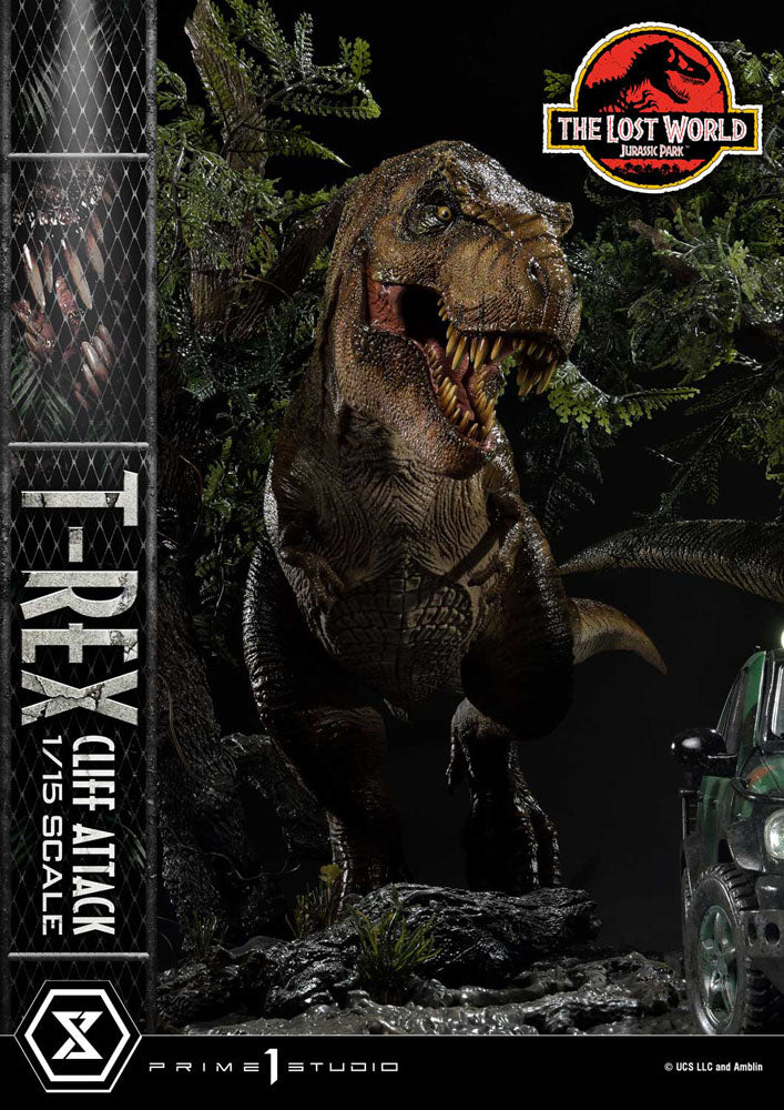 Jurassic World: The Lost World - Statue 1/15 - T-Rex Cliff Attack 53 cm