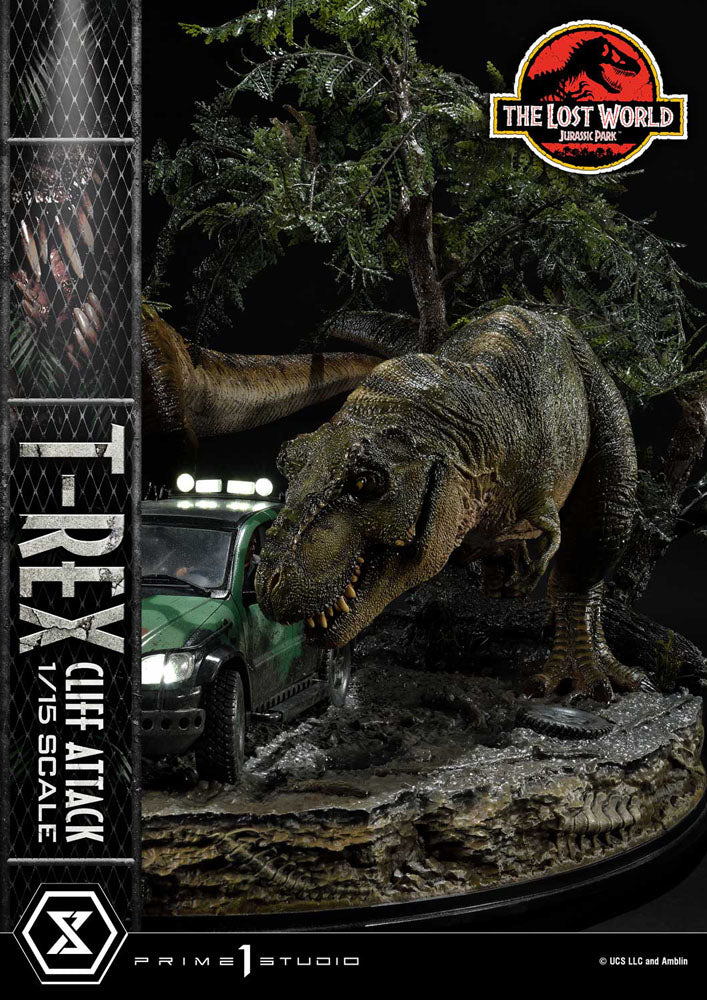 Jurassic World: The Lost World - Statue 1/15 - T-Rex Cliff Attack 53 cm