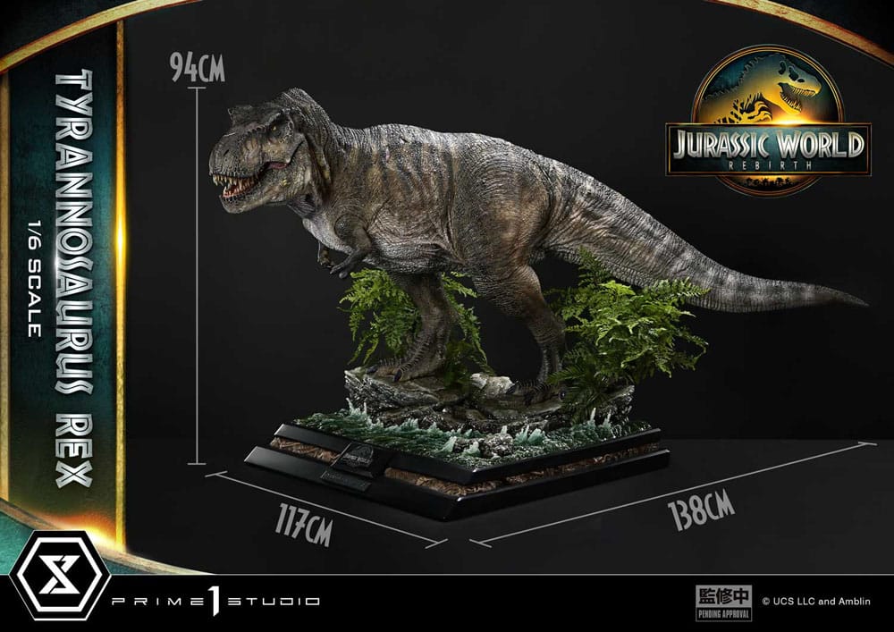 Jurassic World Rebirth Legacy Museum Collection Statue 1/6 Tyrannosaurus Rex Bonus Version 94 cm