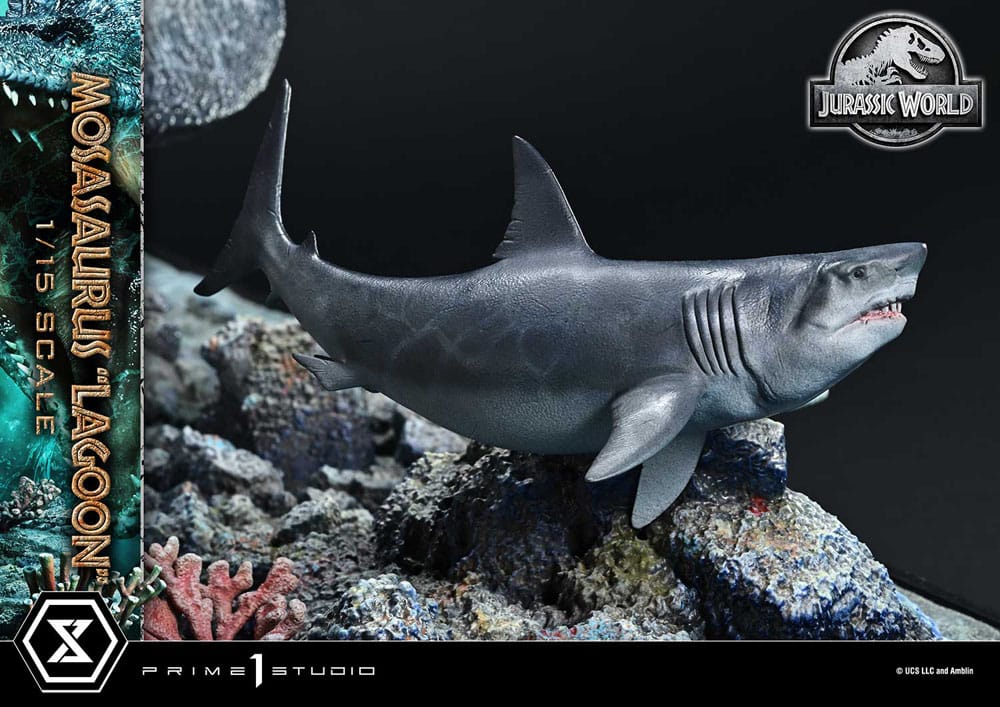 Jurassic World Legacy Museum Collection Statue 1/15 Mosasaurus "Lagoon" Bonus Version 57 cm