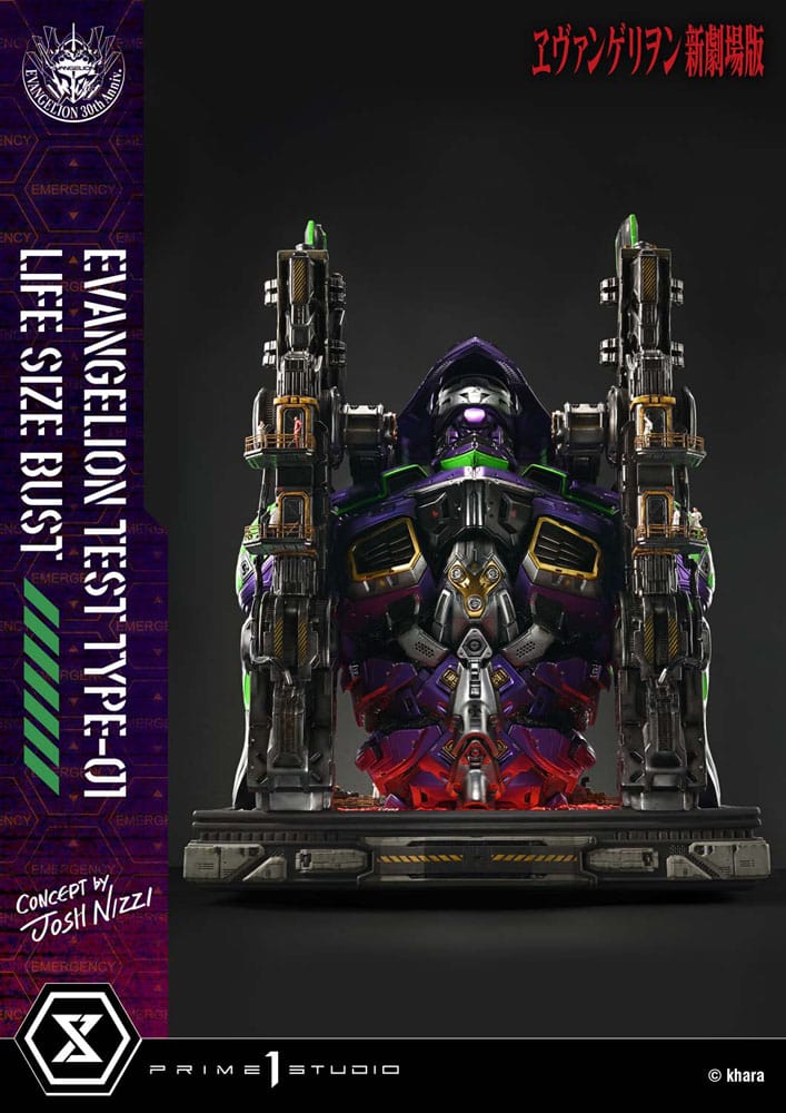 Neon Genesis Evangelion Life Size Bust 1/1 Test Type-01 (Concept by Josh Nizzi) 86 cm