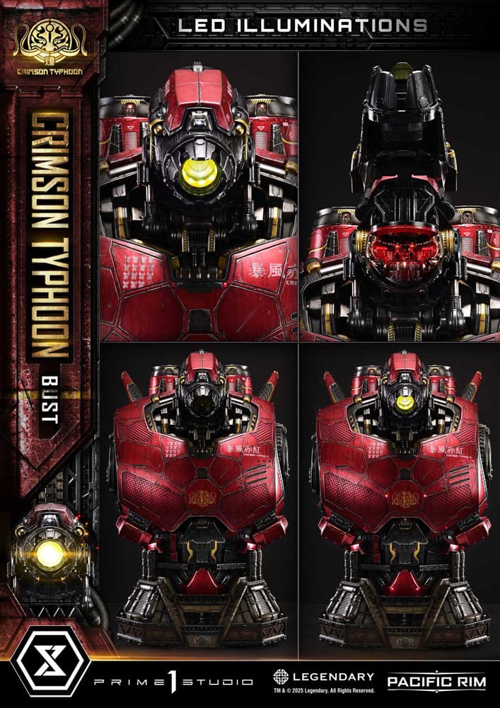 Pacific Rim Life Size Bust 1/1 Crimson Typhoon Deluxe Version 103 cm