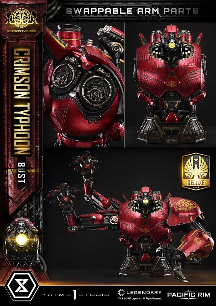 Pacific Rim Life Size Bust 1/1 Crimson Typhoon Deluxe Version 103 cm