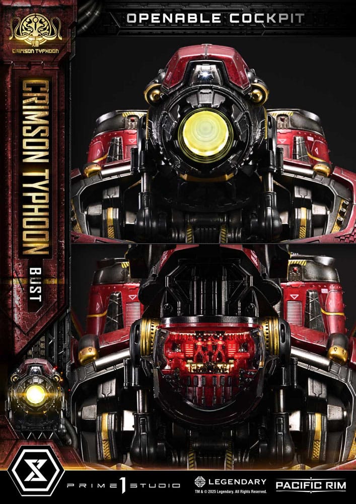 Pacific Rim Life Size Bust 1/1 Crimson Typhoon Deluxe Version 103 cm