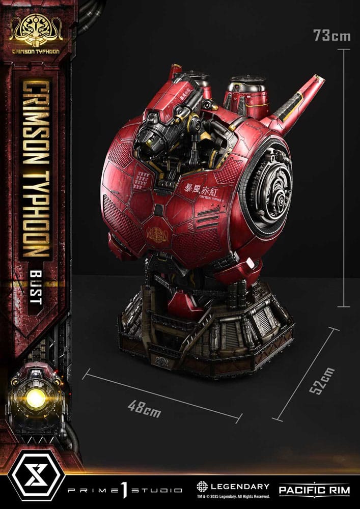 Pacific Rim Life Size Bust 1/1 Crimson Typhoon Deluxe Version 103 cm