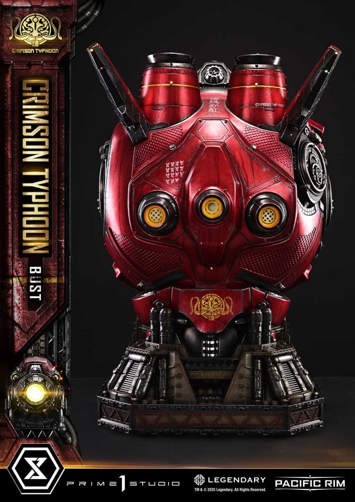 Pacific Rim Life Size Bust 1/1 Crimson Typhoon Deluxe Version 103 cm