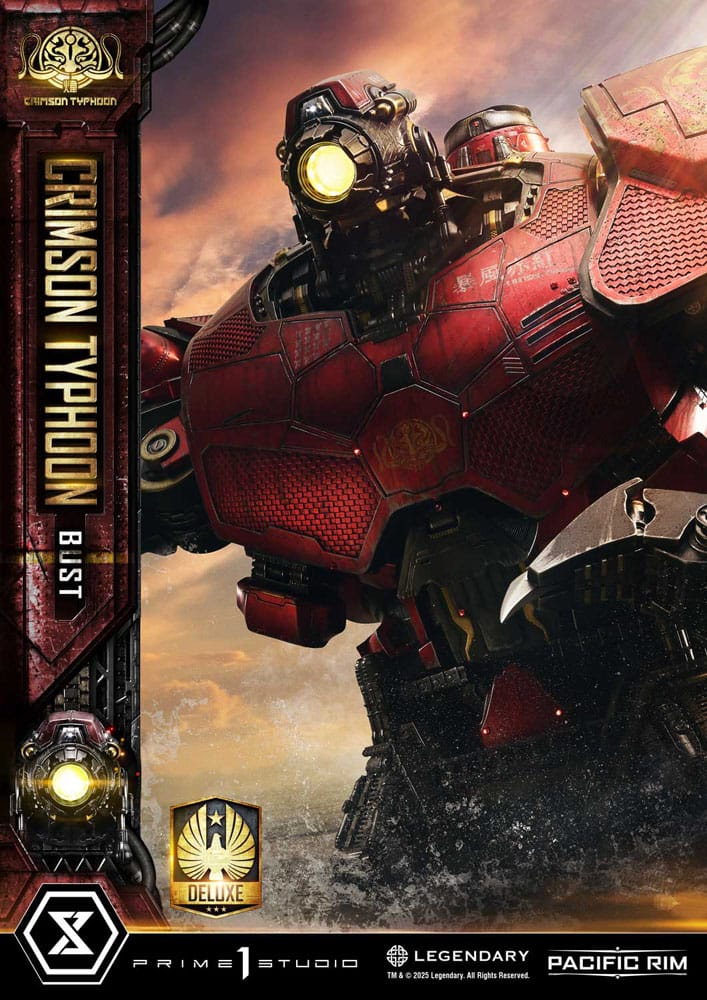Pacific Rim Life Size Bust 1/1 Crimson Typhoon Deluxe Version 103 cm