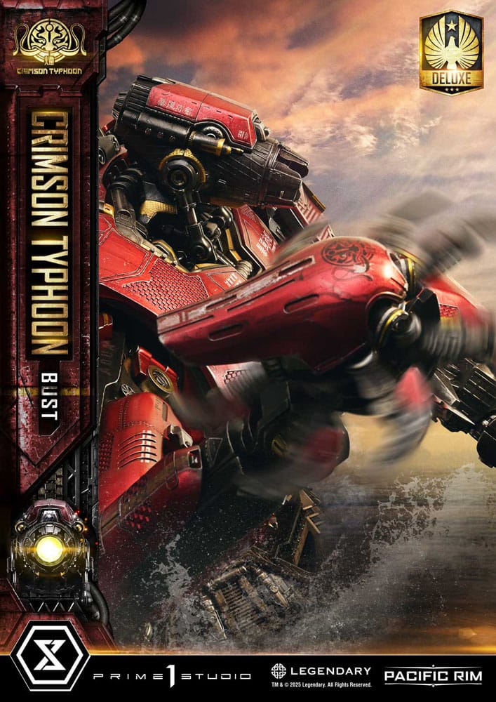 Pacific Rim Life Size Bust 1/1 Crimson Typhoon Deluxe Version 103 cm