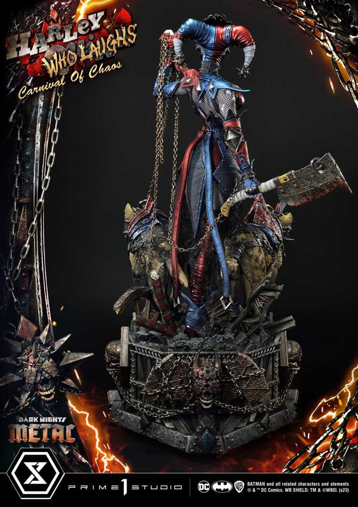 DC Comics - Dark Nights: Metal Museum Masterline Series Statue 1/3 - Harley Quinn Who Laughs Concept Design by Caelos D`anda Deluxe Version