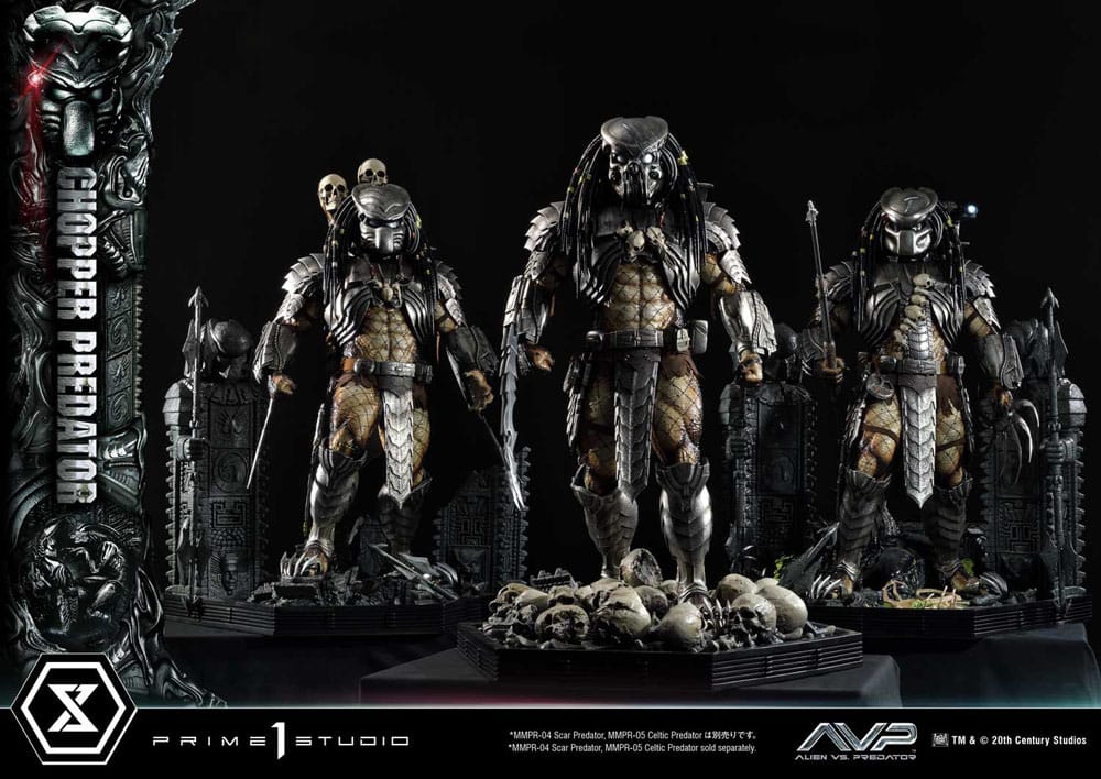 The Alien vs. Predator Museum Masterline Series Statue 1/3 Chopper Predator 103 cm