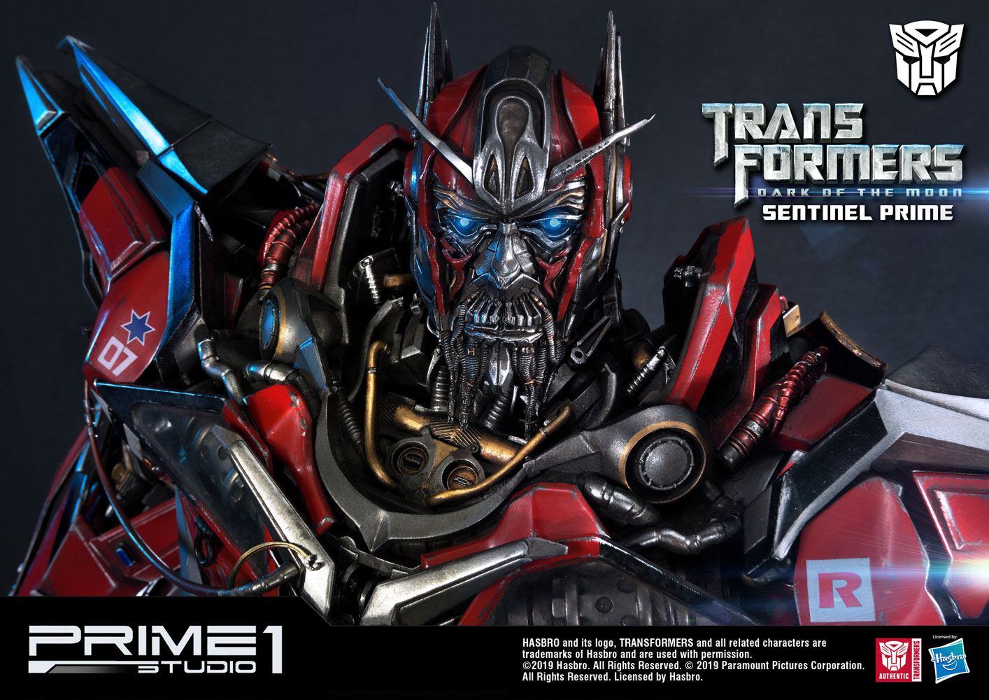 Transformers: Dark of the Moon Statue Sentinel Prime 73 cm