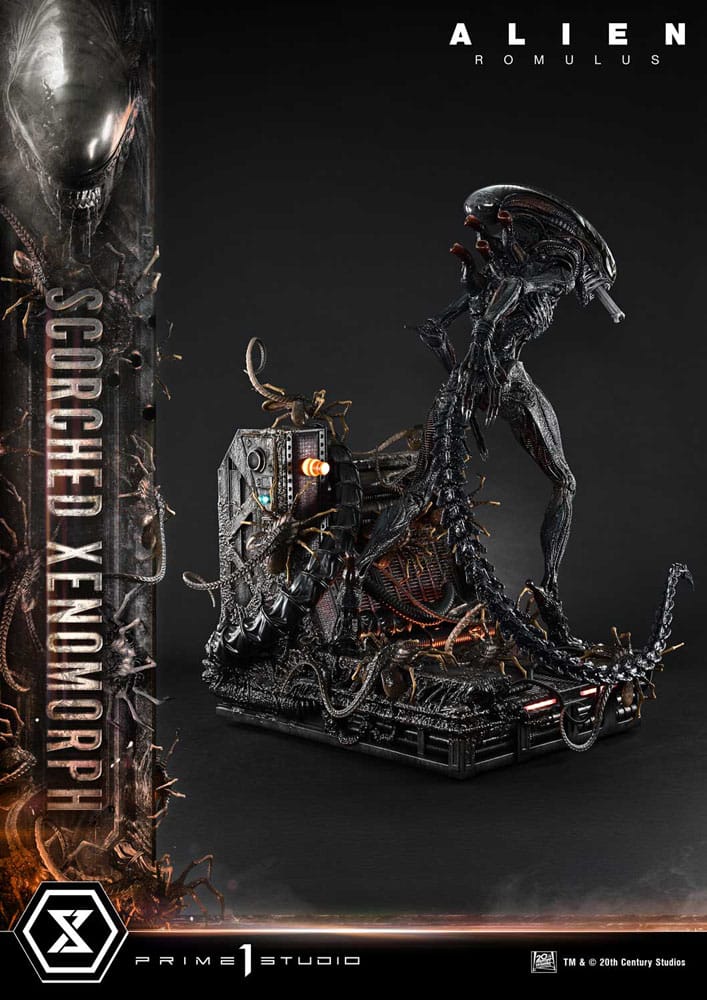 Alien: Romulus Museum Masterline XL Statue 1/3 Scorched Xenomorph 98 cm