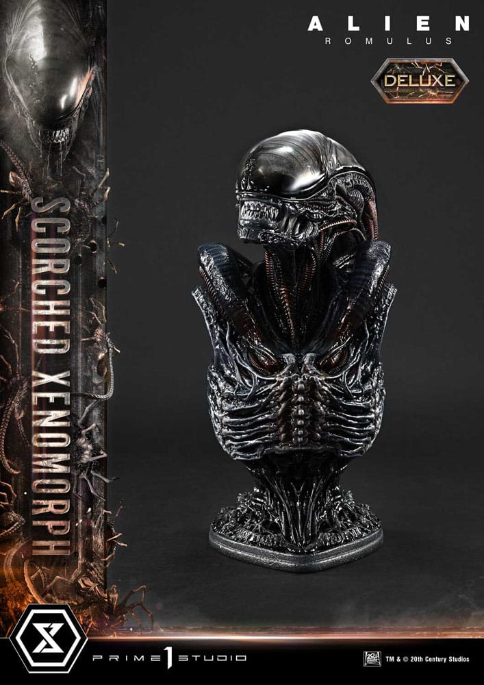 Alien: Romulus Museum Masterline XL Statue 1/3 Scorched Xenomorph Deluxe Version 98 cm