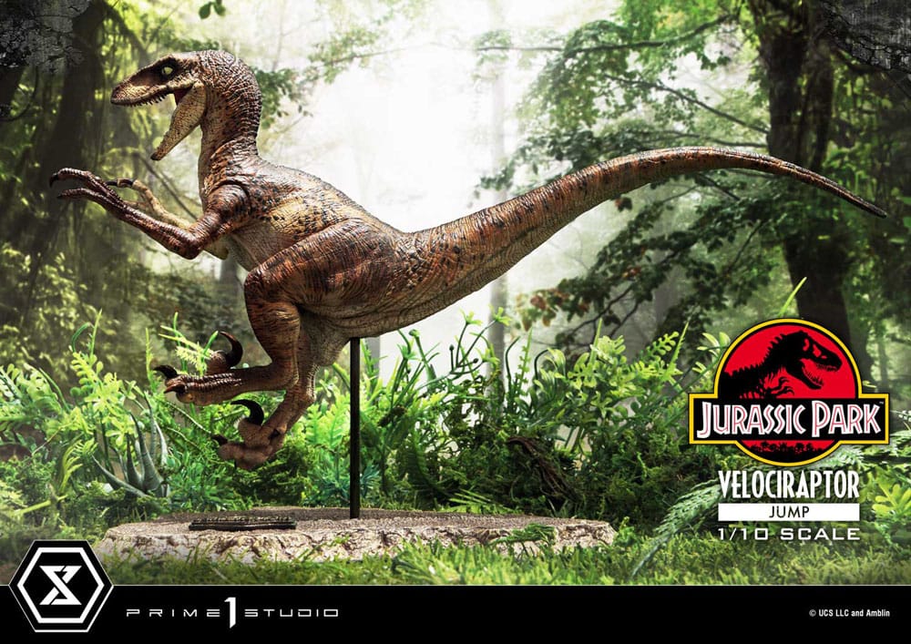 Jurassic Park - Prime Collectibles Statue 1/10 - Velociraptor Jump