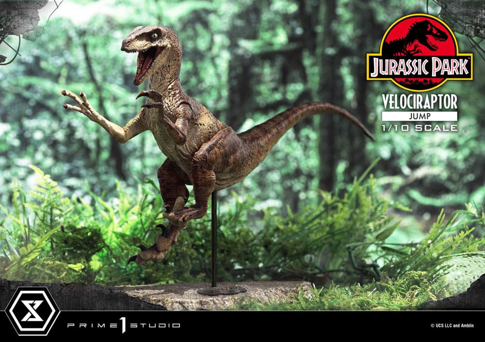 Jurassic Park - Prime Collectibles Statue 1/10 - Velociraptor Jump