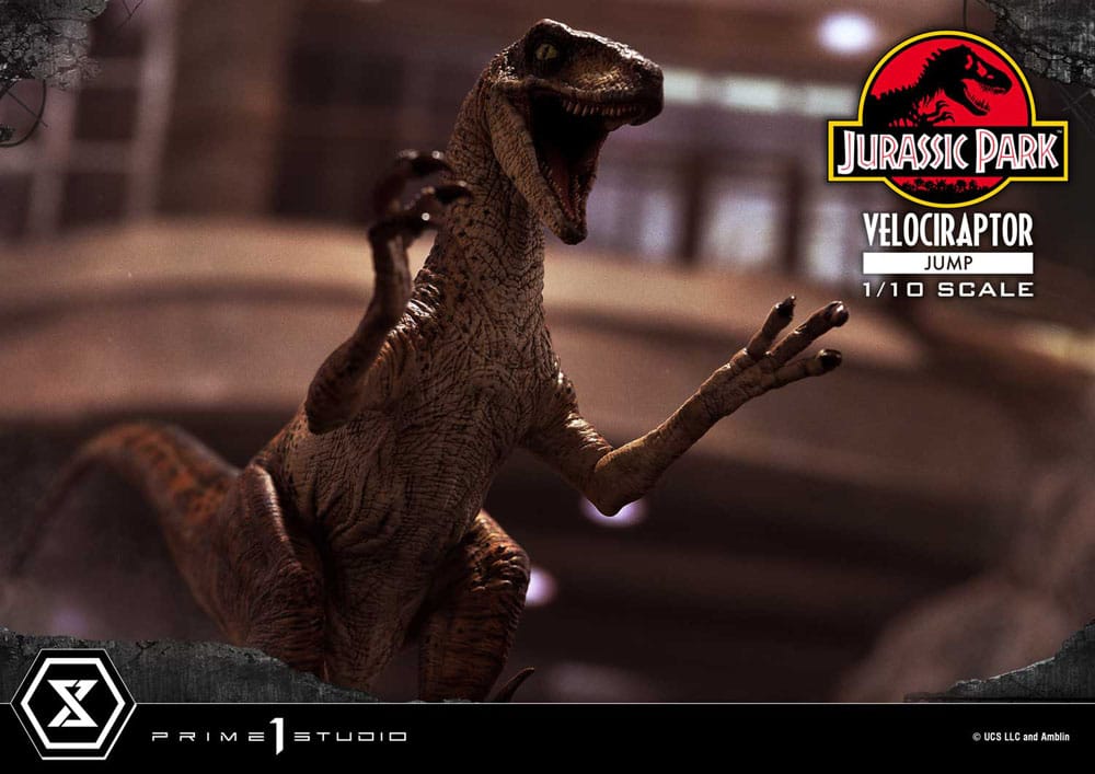 Jurassic Park - Prime Collectibles Statue 1/10 - Velociraptor Jump
