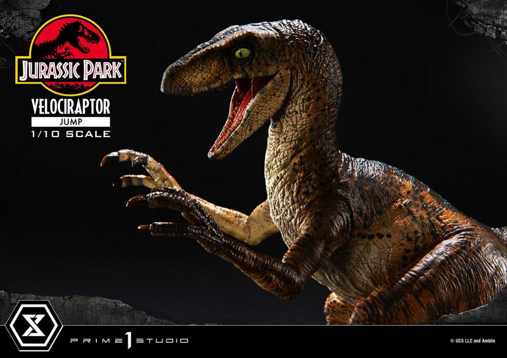 Jurassic Park - Prime Collectibles Statue 1/10 - Velociraptor Jump