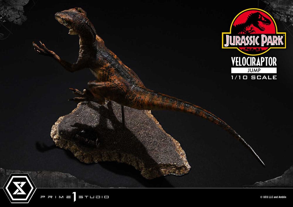 Jurassic Park - Prime Collectibles Statue 1/10 - Velociraptor Jump