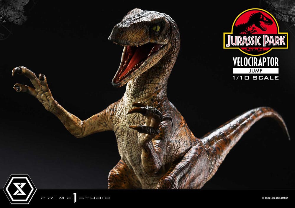 Jurassic Park - Prime Collectibles Statue 1/10 - Velociraptor Jump