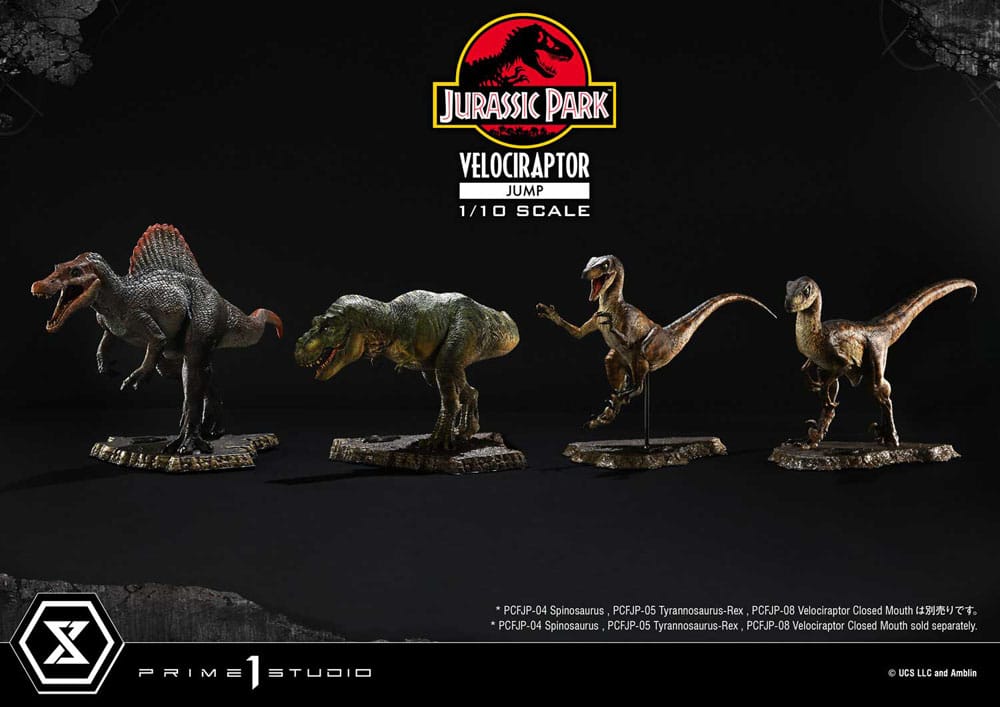 Jurassic Park - Prime Collectibles Statue 1/10 - Velociraptor Jump
