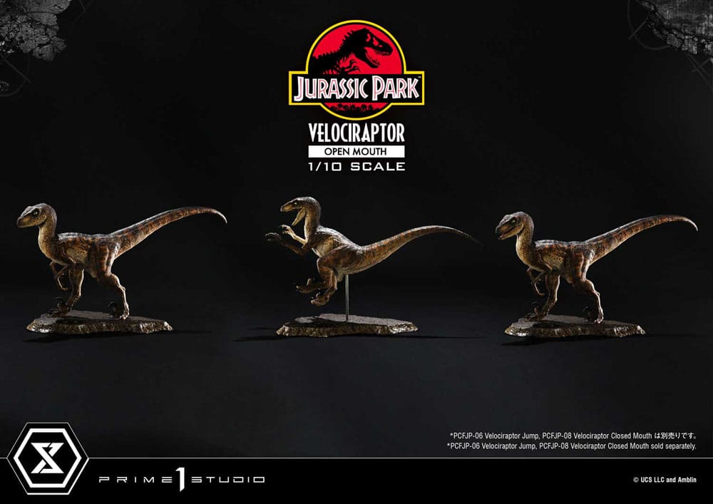 Jurassic Park - Prime Collectibles Statue 1/10 - Velociraptor Open Mouth