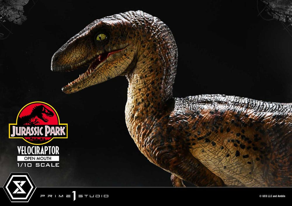 Jurassic Park - Prime Collectibles Statue 1/10 - Velociraptor Open Mouth