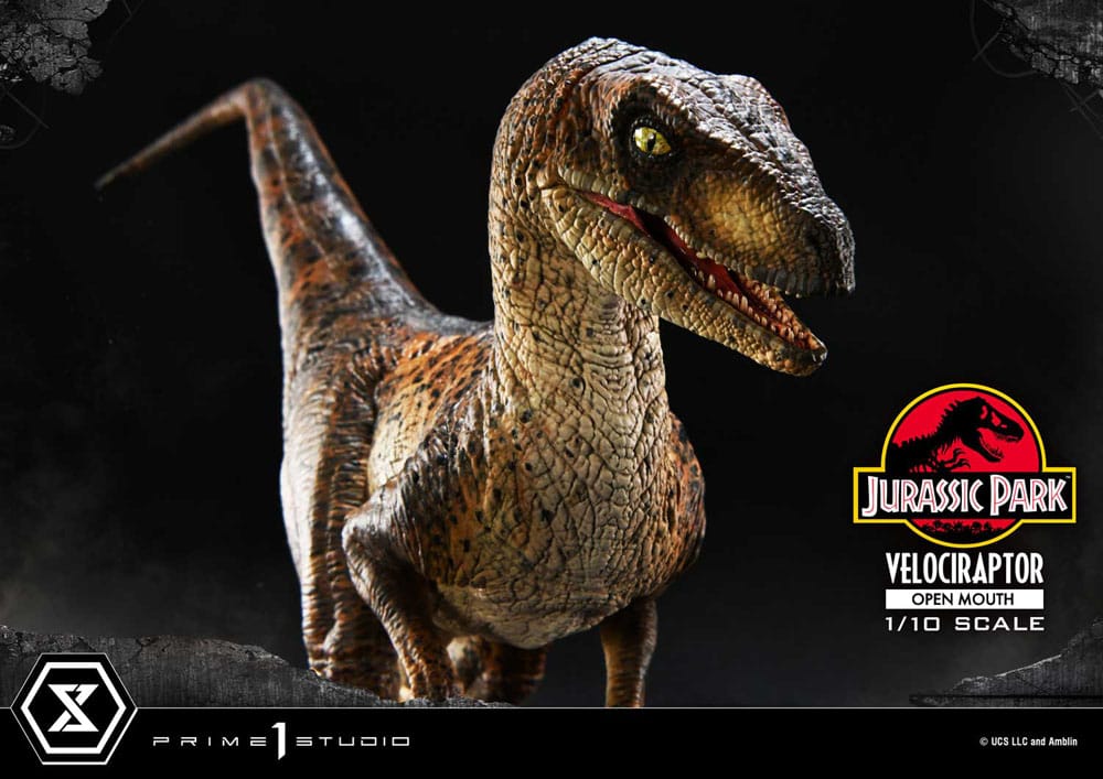 Jurassic Park - Prime Collectibles Statue 1/10 - Velociraptor Open Mouth