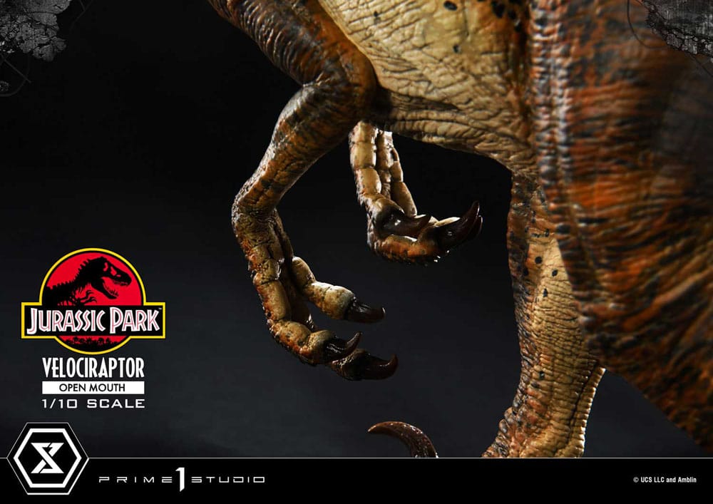 Jurassic Park - Prime Collectibles Statue 1/10 - Velociraptor Open Mouth