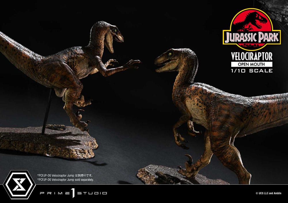 Jurassic Park - Prime Collectibles Statue 1/10 - Velociraptor Open Mouth