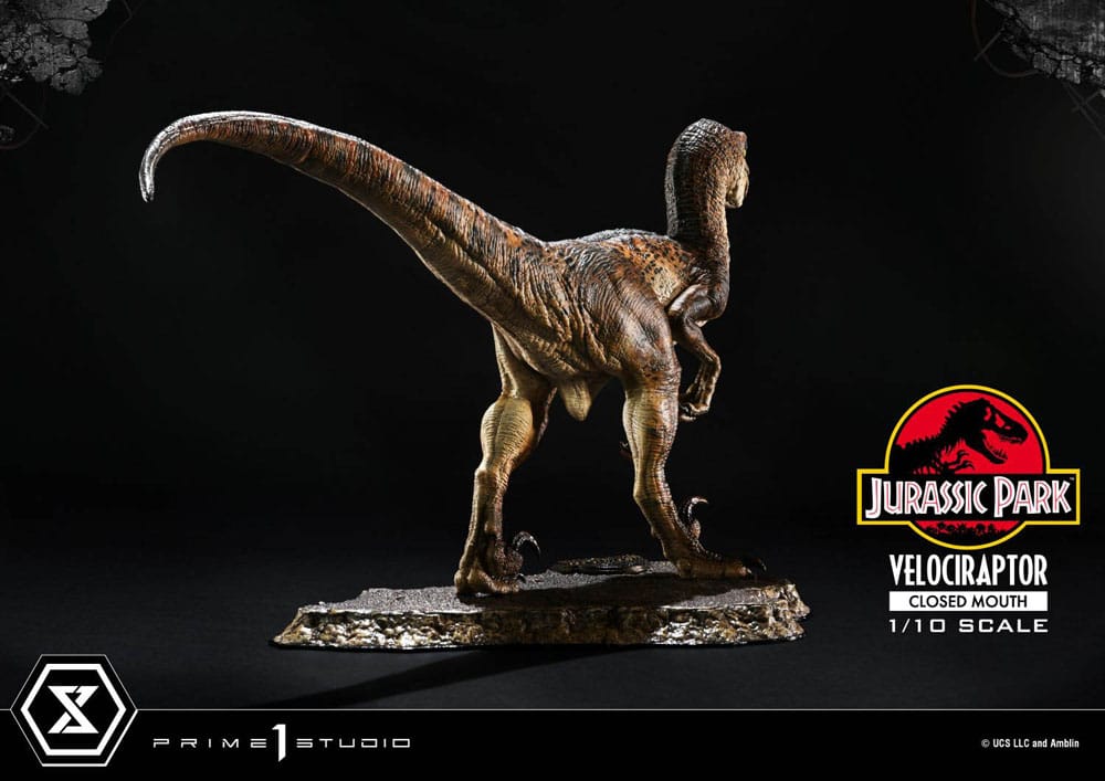 Jurassic Park - Prime Collectibles Statue 1/10 - Velociraptor Closed Mouth