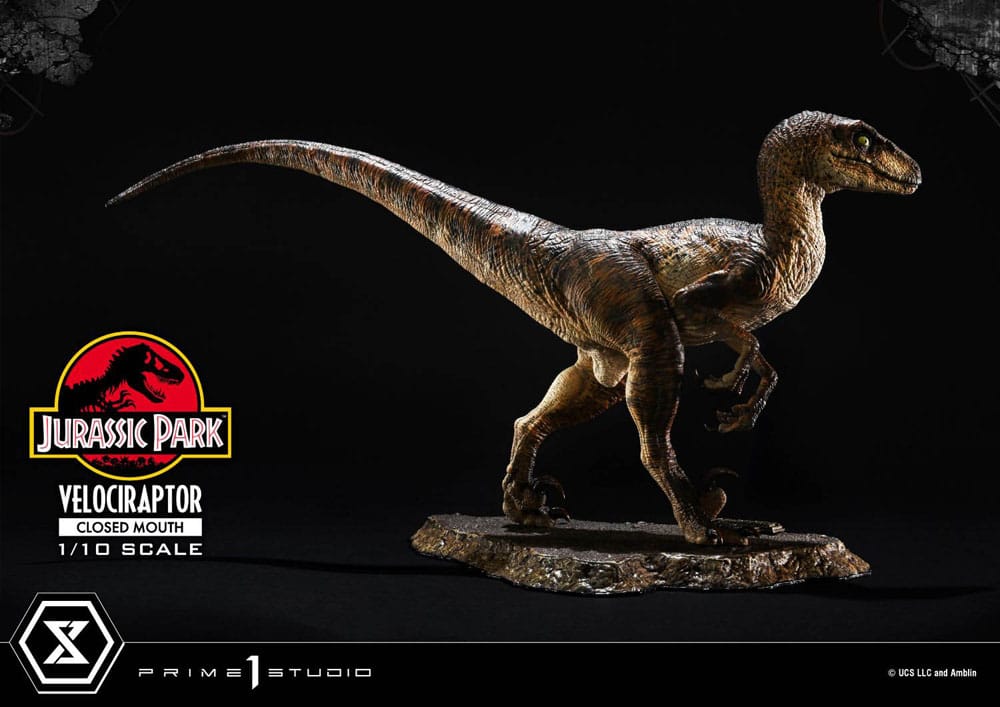 Jurassic Park - Prime Collectibles Statue 1/10 - Velociraptor Closed Mouth